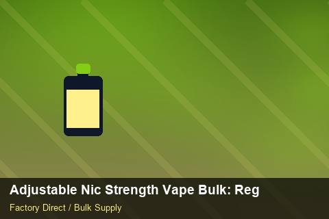 Adjustable Nic Strength Vape Bulk — Adjustable Nic Strength Vape Bulk: Regulatory Update — MOQ Explained photo 1