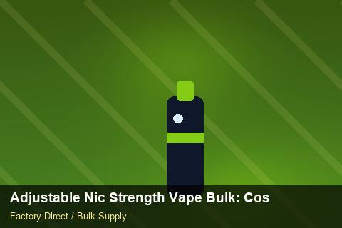 Adjustable Nic Strength Vape Bulk — Adjustable Nic Strength Vape Bulk: Cost Breakdown — MOQ Explained photo 2