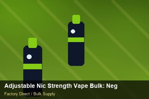 Adjustable Nic Strength Vape Bulk — Adjustable Nic Strength Vape Bulk: Negotiation Tips — MOQ Explained photo 1