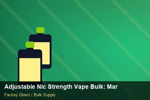 Adjustable Nic Strength Vape Bulk — Adjustable Nic Strength Vape Bulk: Margin Calculator — MOQ Explained photo 1