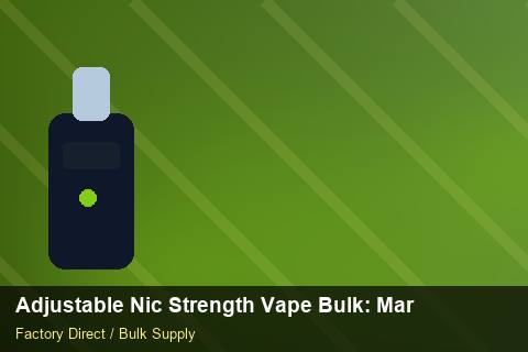 Adjustable Nic Strength Vape Bulk — Adjustable Nic Strength Vape Bulk: Margin Calculator — MOQ Explained photo 2