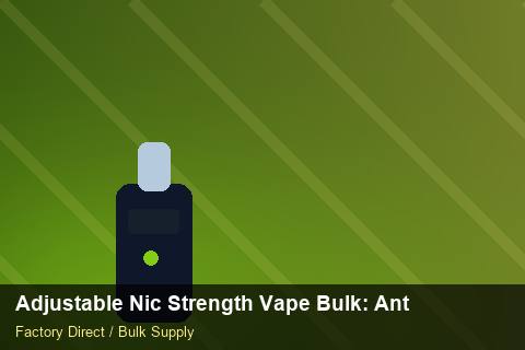 Adjustable Nic Strength Vape Bulk — Adjustable Nic Strength Vape Bulk: Anti-Counterfeit Measures — MOQ Explained photo 1