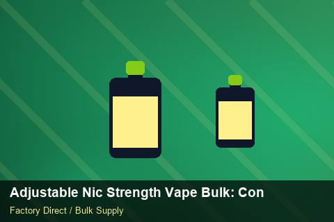 Adjustable Nic Strength Vape Bulk — Adjustable Nic Strength Vape Bulk: Contract Essentials — MOQ Explained photo 2