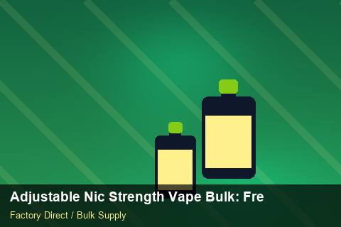 Adjustable Nic Strength Vape Bulk — Adjustable Nic Strength Vape Bulk: Freight Insurance — MOQ Explained photo 1