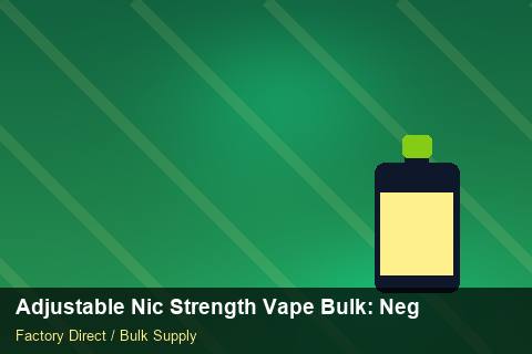 Adjustable Nic Strength Vape Bulk — Adjustable Nic Strength Vape Bulk: Negotiation Tips — Cost Breakdown photo 2