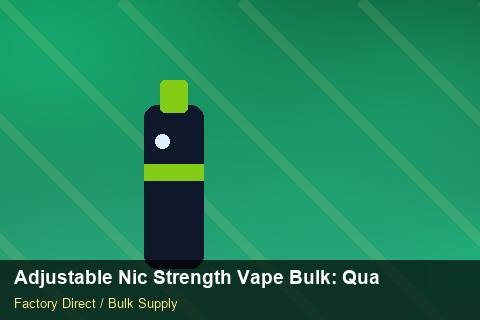 Adjustable Nic Strength Vape Bulk — Adjustable Nic Strength Vape Bulk: Quality Control Process — Cost Breakdown photo 1