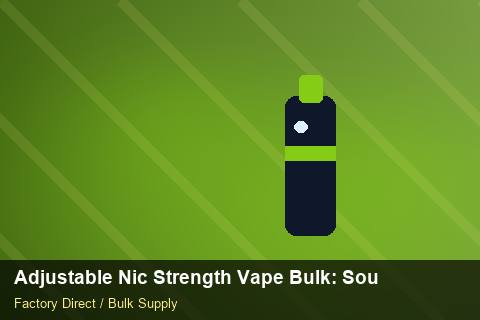 Adjustable Nic Strength Vape Bulk — Adjustable Nic Strength Vape Bulk: Sourcing Workflow — Cost Breakdown photo 1