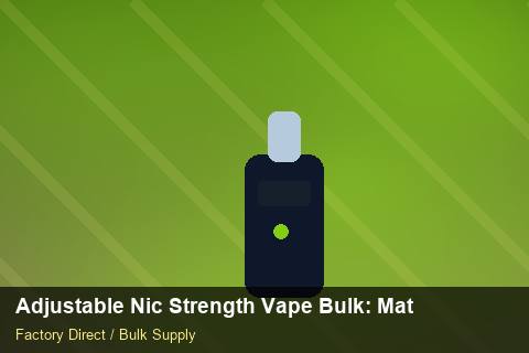 Adjustable Nic Strength Vape Bulk — Adjustable Nic Strength Vape Bulk: Material & Ingredients — Cost Breakdown photo 2