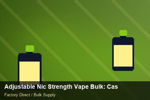Adjustable Nic Strength Vape Bulk — Adjustable Nic Strength Vape Bulk: Case Studies — Cost Breakdown photo 2