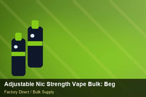 Adjustable Nic Strength Vape Bulk — Adjustable Nic Strength Vape Bulk: Beginner's Guide — Cost Breakdown photo 1