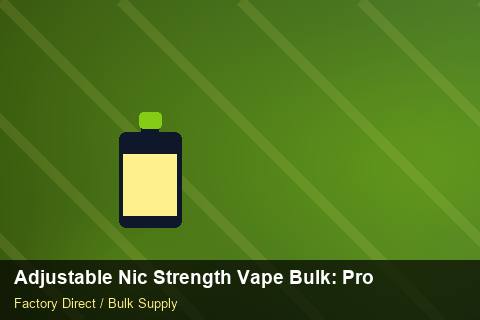 Adjustable Nic Strength Vape Bulk — Adjustable Nic Strength Vape Bulk: Procurement Checklist — Cost Breakdown photo 1