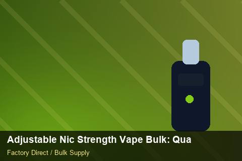 Adjustable Nic Strength Vape Bulk — Adjustable Nic Strength Vape Bulk: Quality Inspection Checklist — Step-by-Step photo 1