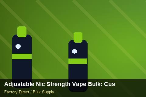 Adjustable Nic Strength Vape Bulk — Adjustable Nic Strength Vape Bulk: Customs Documentation — Step-by-Step photo 1