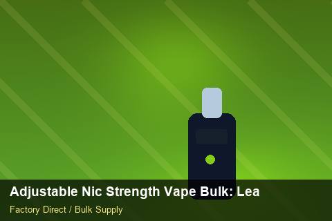 Adjustable Nic Strength Vape Bulk — Adjustable Nic Strength Vape Bulk: Lead Time & MOQ — Step-by-Step photo 2