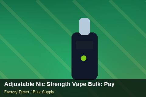 Adjustable Nic Strength Vape Bulk — Adjustable Nic Strength Vape Bulk: Payment Terms — Step-by-Step photo 2