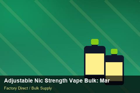 Adjustable Nic Strength Vape Bulk — Adjustable Nic Strength Vape Bulk: Market Trends 2026 — Step-by-Step photo 1