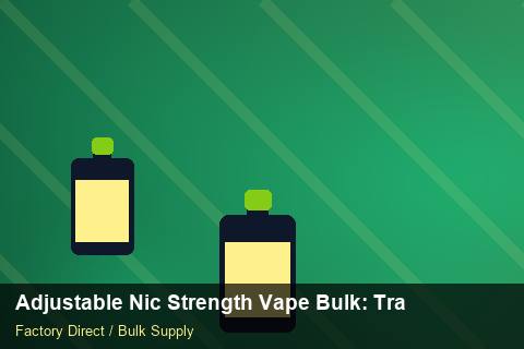 Adjustable Nic Strength Vape Bulk — Adjustable Nic Strength Vape Bulk: Trade Terms — Step-by-Step photo 1