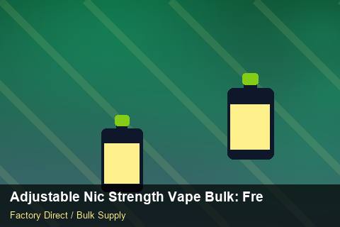 Adjustable Nic Strength Vape Bulk — Adjustable Nic Strength Vape Bulk: Freight Insurance — Step-by-Step photo 1