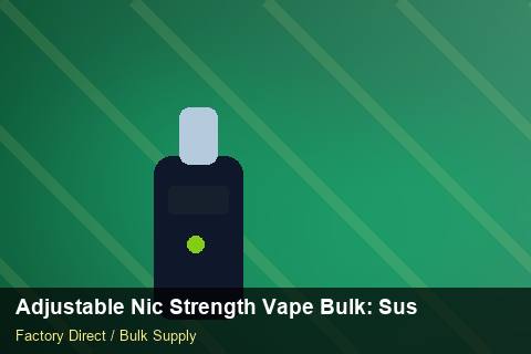 Adjustable Nic Strength Vape Bulk — Adjustable Nic Strength Vape Bulk: Sustainability — Common Mistakes photo 2