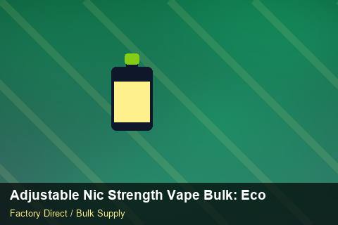 Adjustable Nic Strength Vape Bulk — Adjustable Nic Strength Vape Bulk: Eco-Friendly Materials — Common Mistakes photo 1
