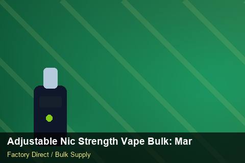 Adjustable Nic Strength Vape Bulk — Adjustable Nic Strength Vape Bulk: Market Comparison — Common Mistakes photo 1