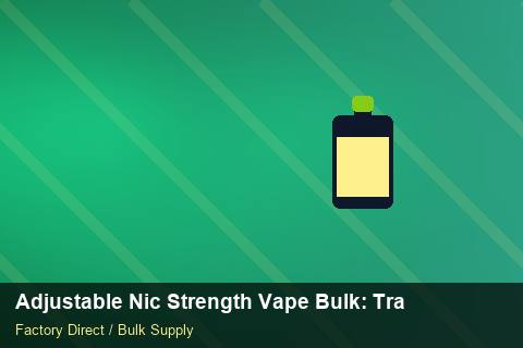 Adjustable Nic Strength Vape Bulk — Adjustable Nic Strength Vape Bulk: Trade Terms — Common Mistakes photo 1
