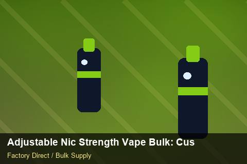 Adjustable Nic Strength Vape Bulk — Adjustable Nic Strength Vape Bulk: Customs Documentation — Checklist photo 1
