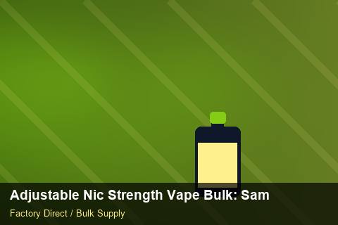 Adjustable Nic Strength Vape Bulk — Adjustable Nic Strength Vape Bulk: Sample Policy — Checklist photo 2