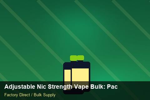 Adjustable Nic Strength Vape Bulk — Adjustable Nic Strength Vape Bulk: Packaging Standards — Checklist photo 1
