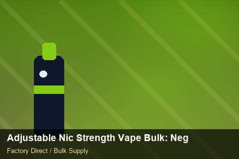 Adjustable Nic Strength Vape Bulk — Adjustable Nic Strength Vape Bulk: Negotiation Tips — Checklist photo 1