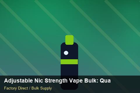Adjustable Nic Strength Vape Bulk — Adjustable Nic Strength Vape Bulk: Quality Control Process — Checklist photo 1