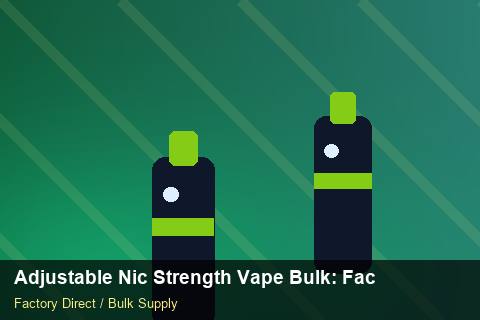 Adjustable Nic Strength Vape Bulk — Adjustable Nic Strength Vape Bulk: Factory Audit Report — Checklist photo 2