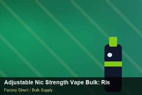 Adjustable Nic Strength Vape Bulk — Adjustable Nic Strength Vape Bulk: Risk Management — Checklist photo 1