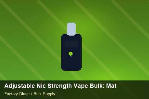Adjustable Nic Strength Vape Bulk — Adjustable Nic Strength Vape Bulk: Material & Ingredients — Checklist photo 2