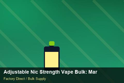 Adjustable Nic Strength Vape Bulk — Adjustable Nic Strength Vape Bulk: Margin Calculator — Checklist photo 1