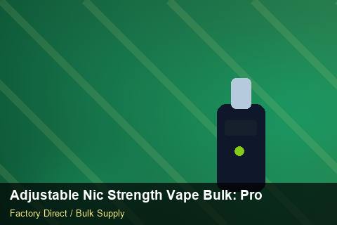 Adjustable Nic Strength Vape Bulk — Adjustable Nic Strength Vape Bulk: Product Launch Playbook — Checklist photo 1