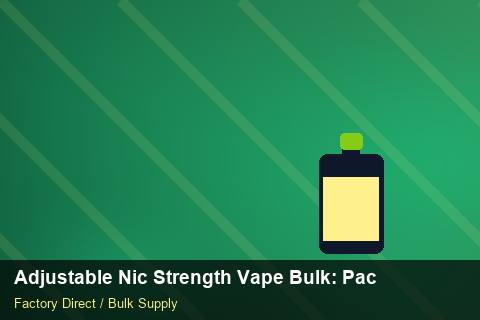 Adjustable Nic Strength Vape Bulk — Adjustable Nic Strength Vape Bulk: Packaging Standards — vs Competitors photo 1