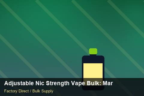 Adjustable Nic Strength Vape Bulk — Adjustable Nic Strength Vape Bulk: Market Trends 2026 — vs Competitors photo 1
