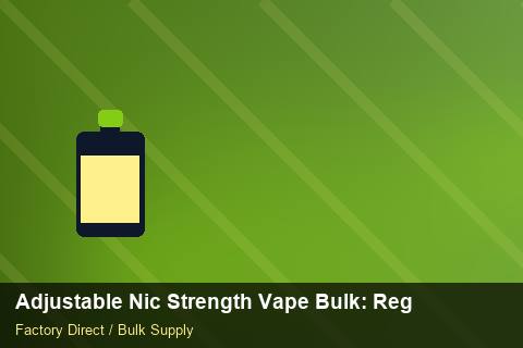 Adjustable Nic Strength Vape Bulk — Adjustable Nic Strength Vape Bulk: Regulatory Update — vs Competitors photo 1