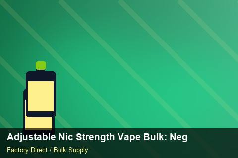 Adjustable Nic Strength Vape Bulk — Adjustable Nic Strength Vape Bulk: Negotiation Tips — vs Competitors photo 2