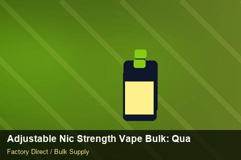Adjustable Nic Strength Vape Bulk — Adjustable Nic Strength Vape Bulk: Quality Control Process — vs Competitors photo 2