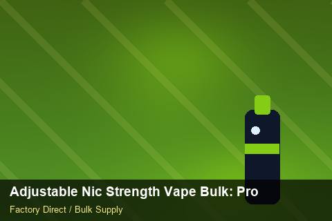 Adjustable Nic Strength Vape Bulk — Adjustable Nic Strength Vape Bulk: Production Capacity — vs Competitors photo 2