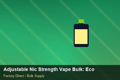 Adjustable Nic Strength Vape Bulk — Adjustable Nic Strength Vape Bulk: Eco-Friendly Materials — vs Competitors photo 1