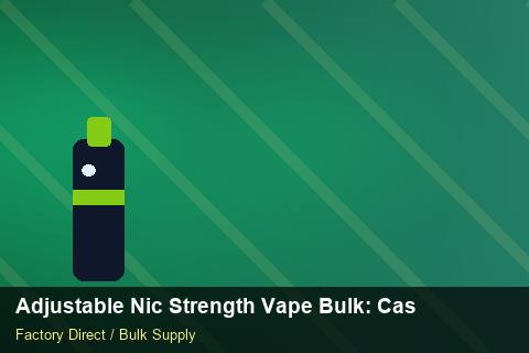 Adjustable Nic Strength Vape Bulk — Adjustable Nic Strength Vape Bulk: Case Studies — vs Competitors photo 1