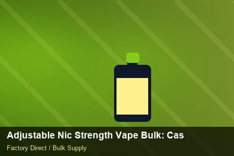 Adjustable Nic Strength Vape Bulk — Adjustable Nic Strength Vape Bulk: Case Studies — vs Competitors photo 2