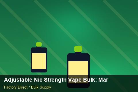 Adjustable Nic Strength Vape Bulk — Adjustable Nic Strength Vape Bulk: Margin Calculator — vs Competitors photo 1