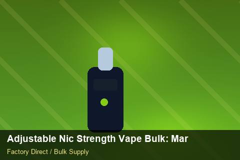Adjustable Nic Strength Vape Bulk — Adjustable Nic Strength Vape Bulk: Margin Calculator — vs Competitors photo 2