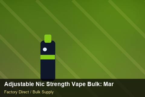 Adjustable Nic Strength Vape Bulk — Adjustable Nic Strength Vape Bulk: Market Comparison — vs Competitors photo 2