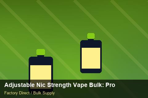 Adjustable Nic Strength Vape Bulk — Adjustable Nic Strength Vape Bulk: Procurement Checklist — vs Competitors photo 1