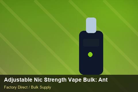 Adjustable Nic Strength Vape Bulk — Adjustable Nic Strength Vape Bulk: Anti-Counterfeit Measures — vs Competitors photo 1